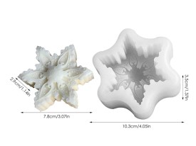 Molde silicona estrella Navidad